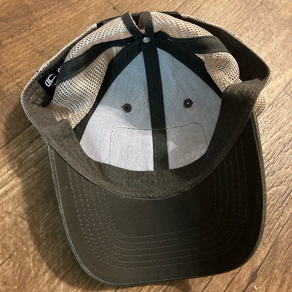 Western Leather patch ponytail hat- NWOT - Picture 3 of 4